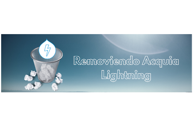 Cómo remover Acquia Lightning de un proyecto Drupal ahora que no tendrá soporte