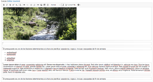 Conociendo el WYSIWYG estándar de Drupal