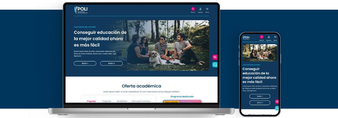 Portal web Politécnico Grancolombiano