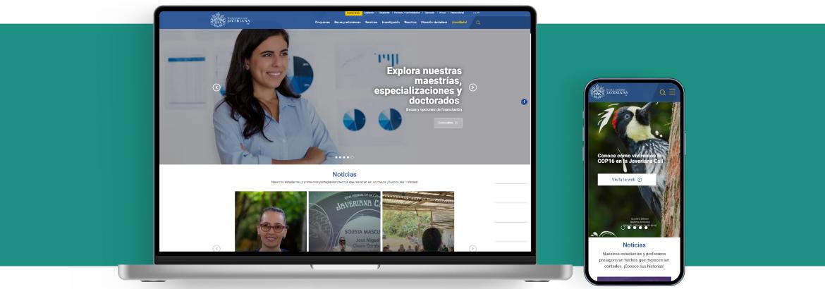 Universidad Javeriana de Cali Web Portal